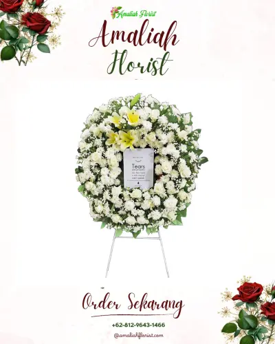 Krans Bunga Duka Cita di Surade